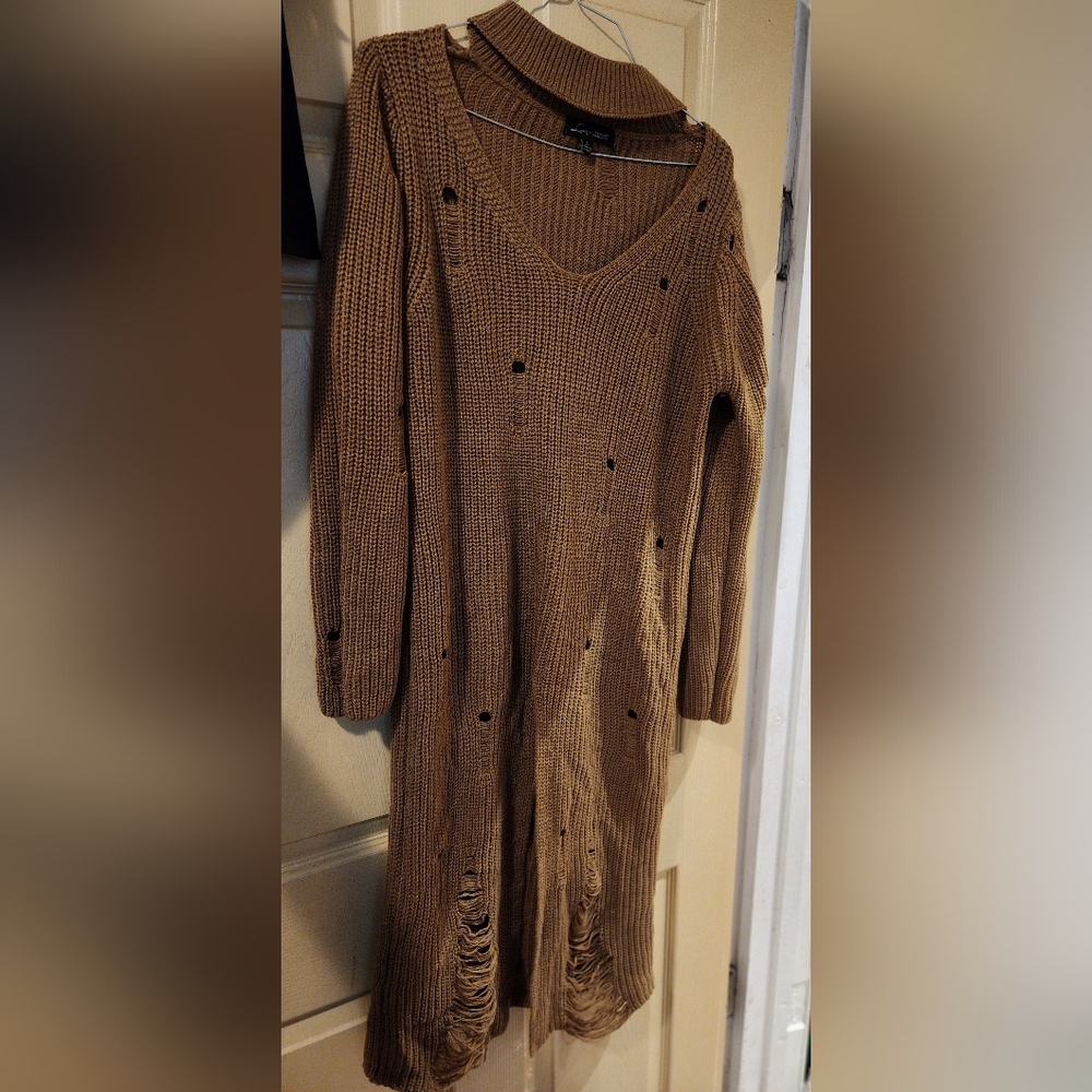 Destroy Sweater Long.Size Large